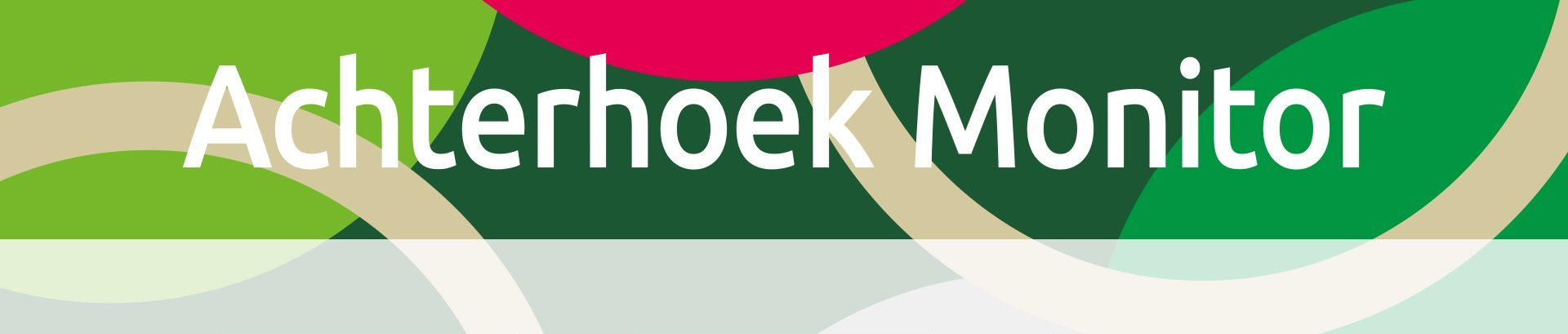 Deze afbeelding bevat als achtergrond het 8RHK logo, met daarop geschreven 'Achterhoek Monitor'