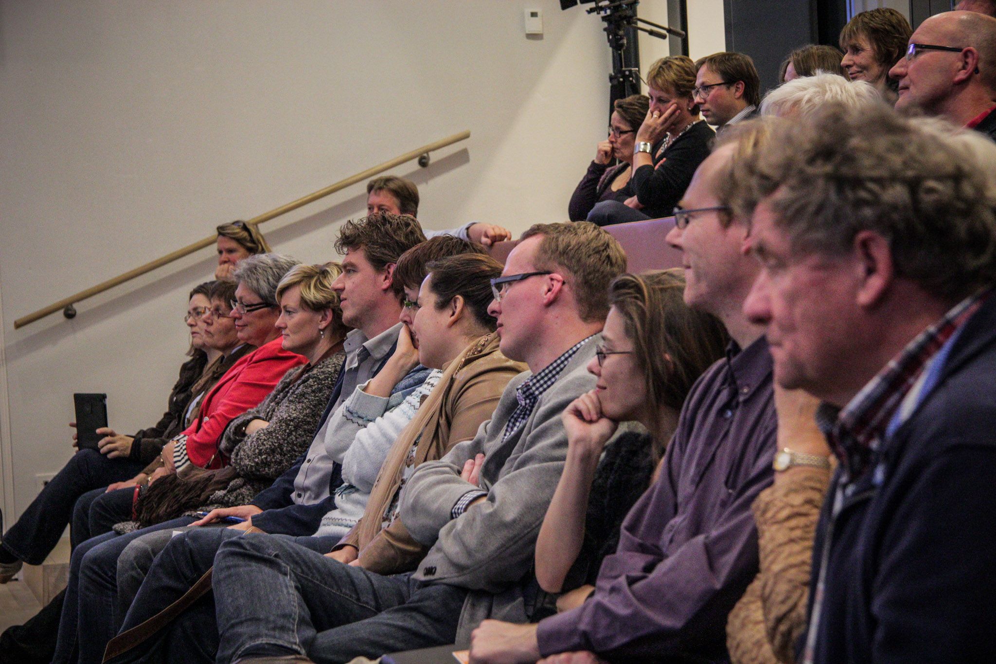 Deelnemers Achterhoekse leerking bij tweede thema-avond 'zorg'
