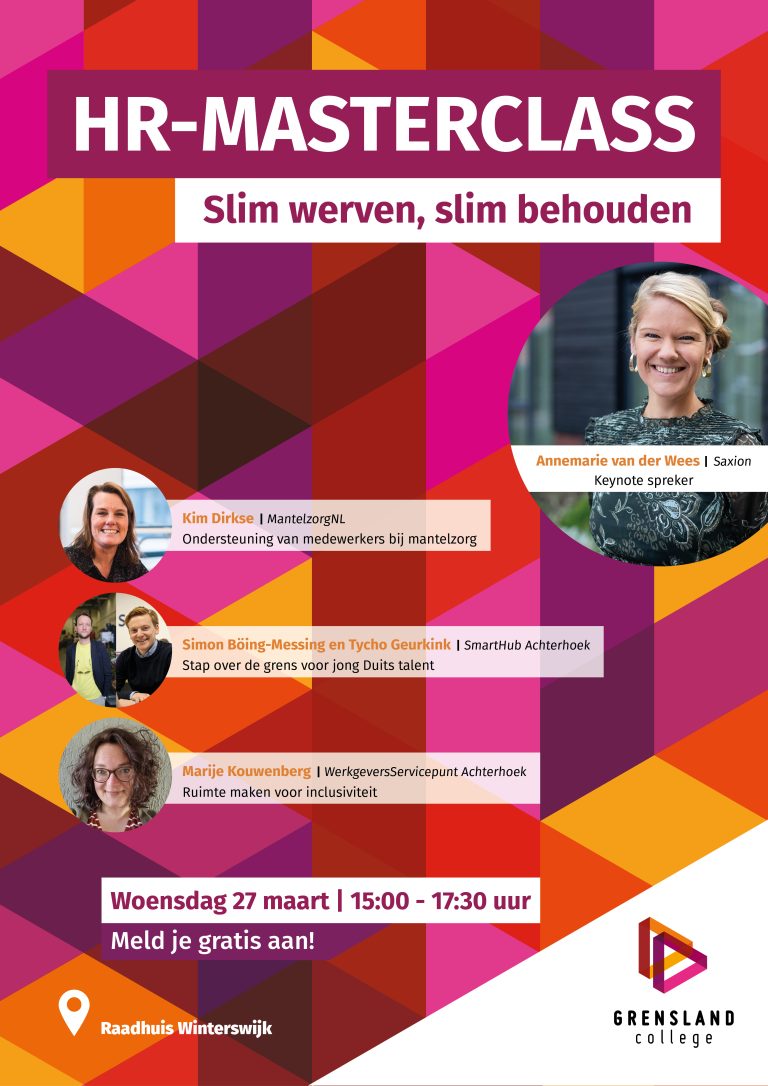 HR-masterclass bij Grensland College: Slim werven, slim behouden