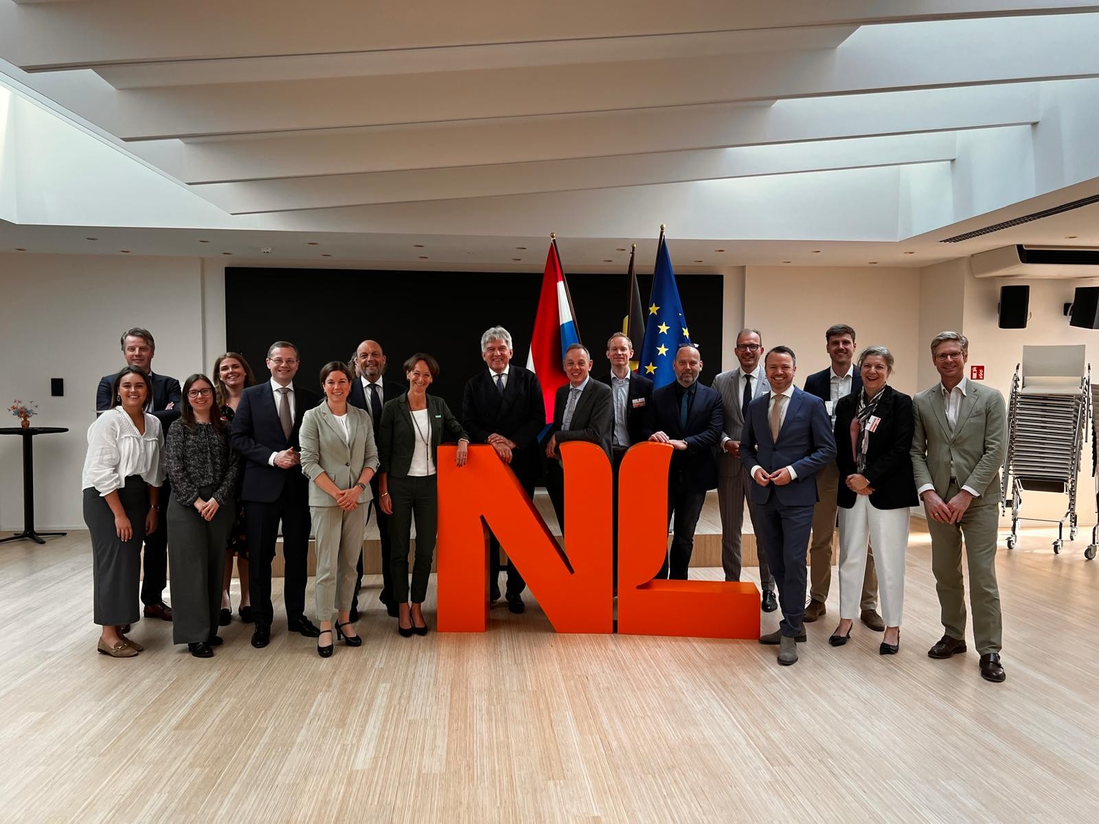 groepsfoto bezoek aan brussel