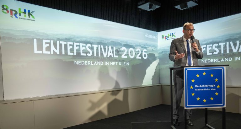 Mark Boumans op het lentefestival