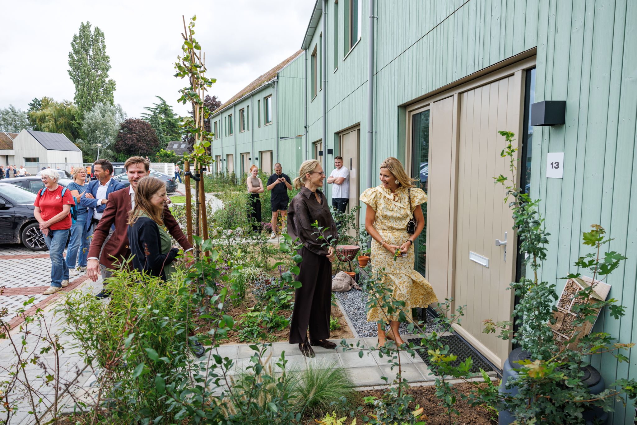 koningin maxima bezoekt biobased woning